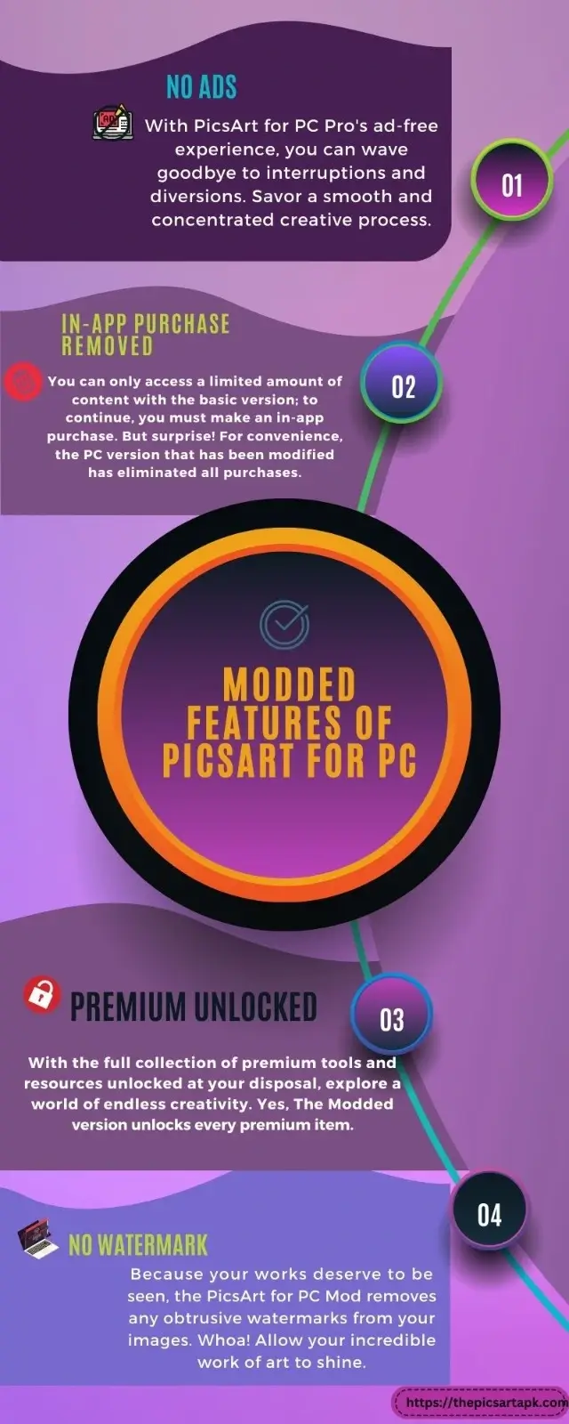 modded features of picsart for pc