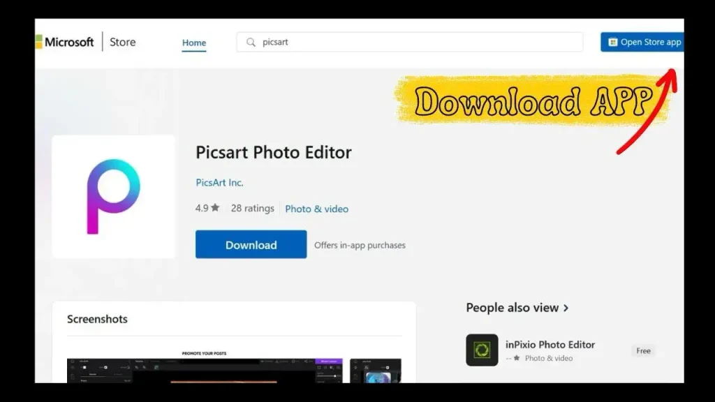 download picsart for pc step 2