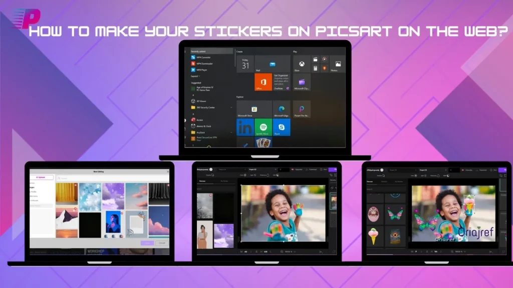 How to make your stickers on Picsart on the web?
